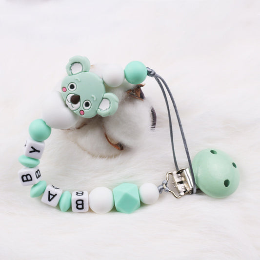 Baby Soothing Silicone Nipple Anti-wear Chain