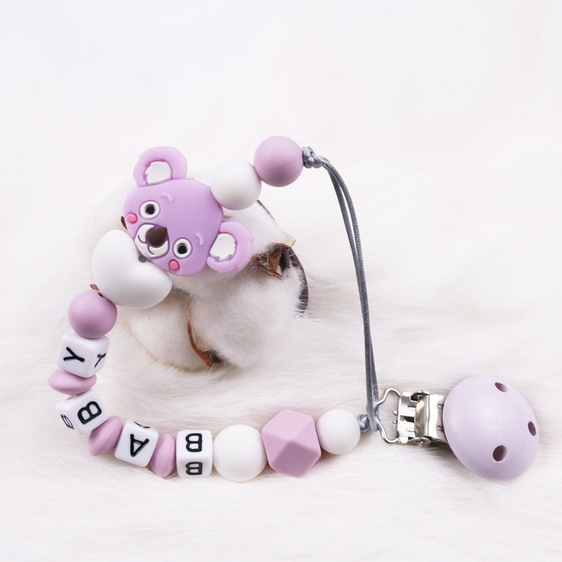 Baby Soothing Silicone Nipple Anti-wear Chain