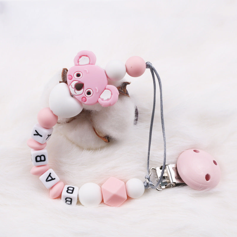 Baby Soothing Silicone Nipple Anti-wear Chain