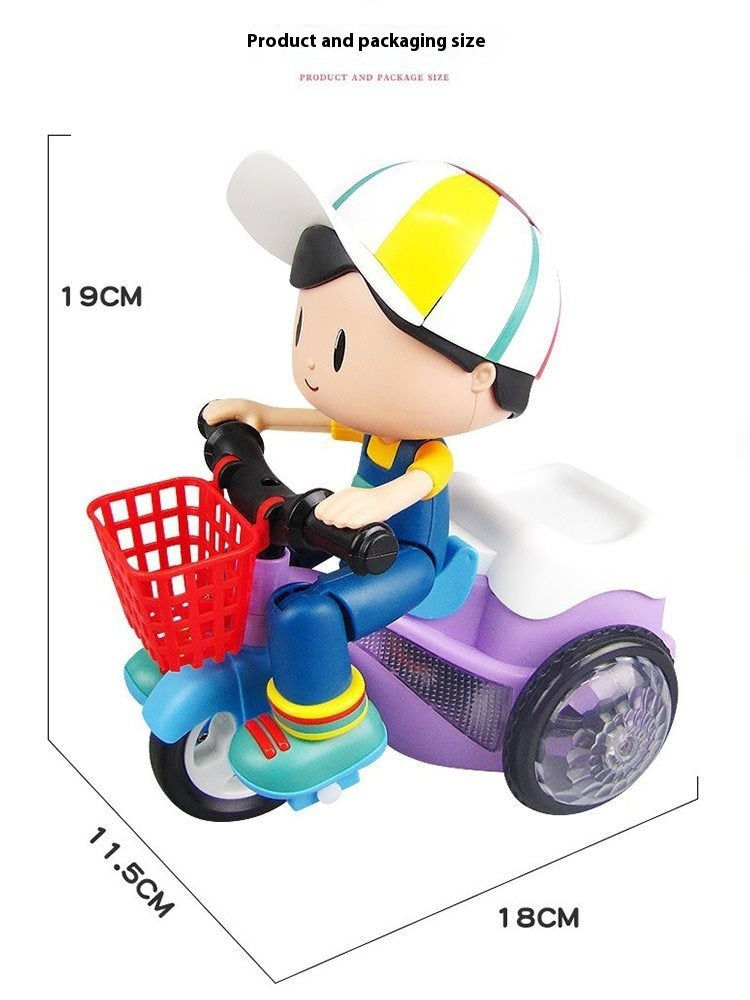 Boys And Girls Electric Dancing Stunt Tricycle Toy
